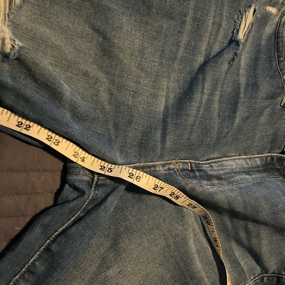 AmericanEagle 6X-Short Super Hi Rise Jeggings Ripped Ankle Length Stretch Jeans - Picture 13 of 13